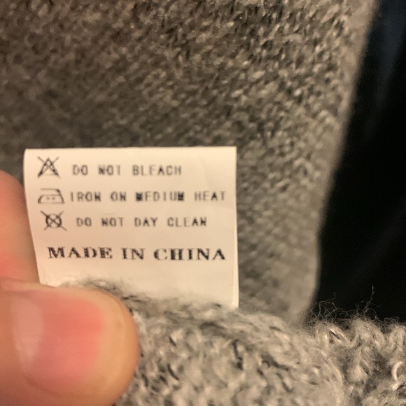 Casual Hoodie Cotton Solid Sweater Coat, Khaki - Picture 9 of 10